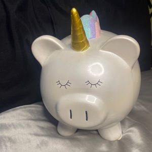 Kids unicorn piggy bank